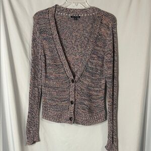 American Eagle Outfitters Women's Marled Cardigan Large